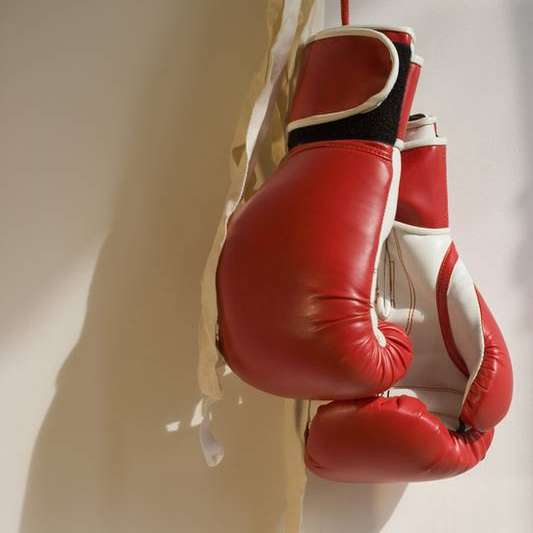 gants boxe rouge équipement