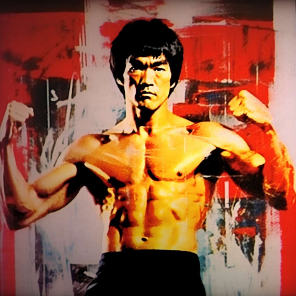 Bruce Lee peinture art