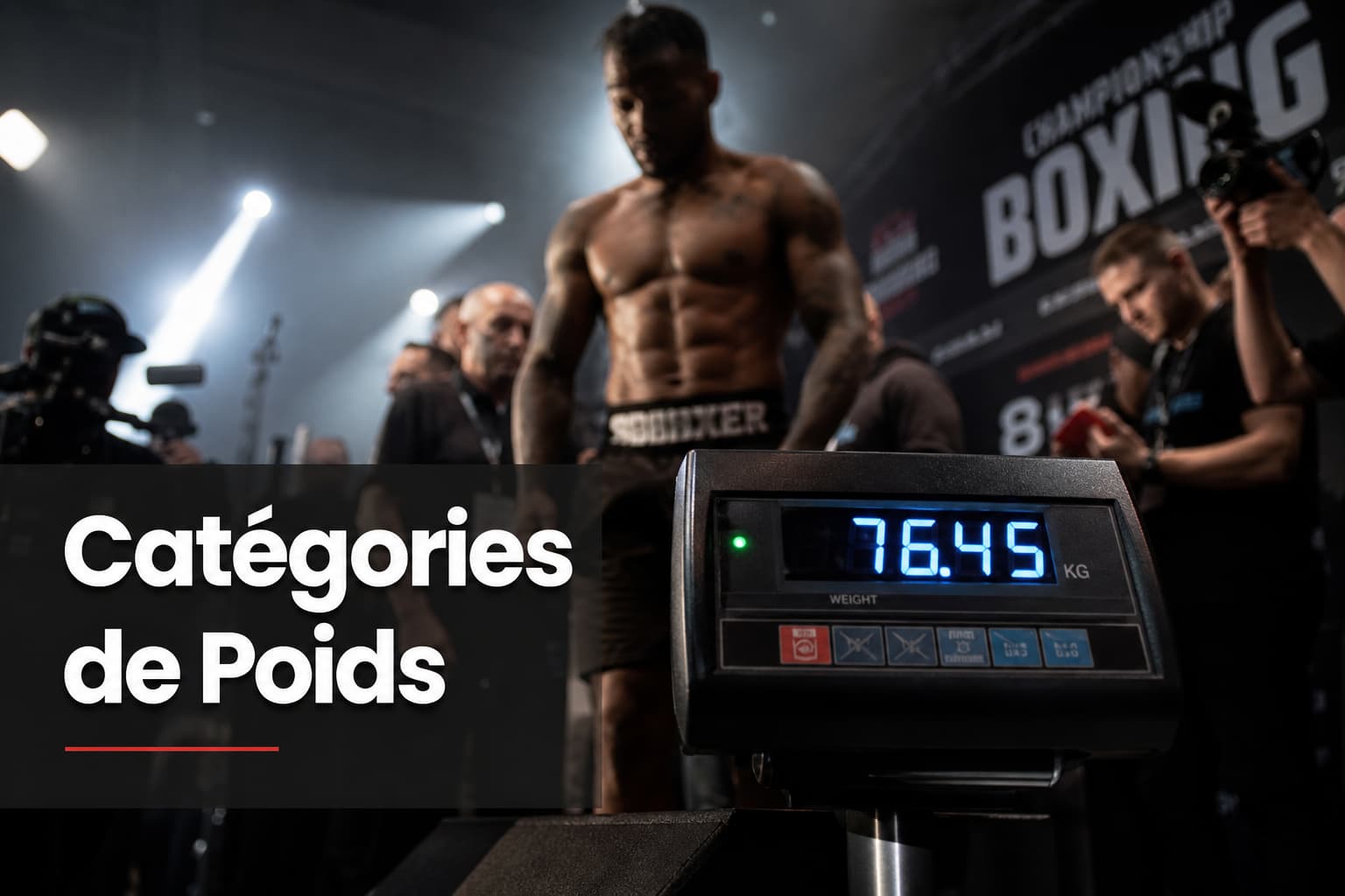 Catégorie Poids Boxe : Le Guide Complet 2026 (Pro & Amateur)